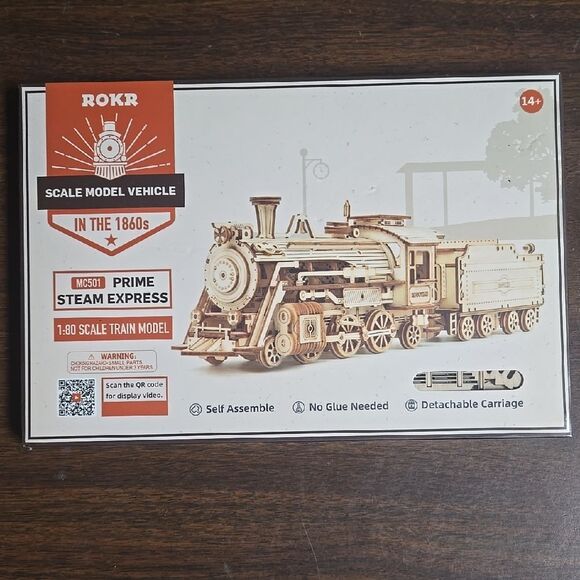 ROKR Prime Steam Express Model Kit -  NEW IN PACKAGE - Picture 1 of 7